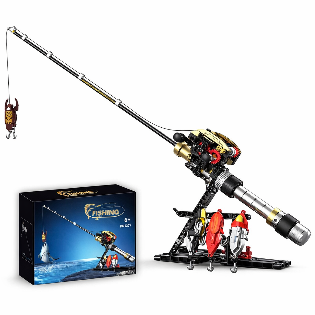 BrickCast™ - Mechanical Reel Lego Kit